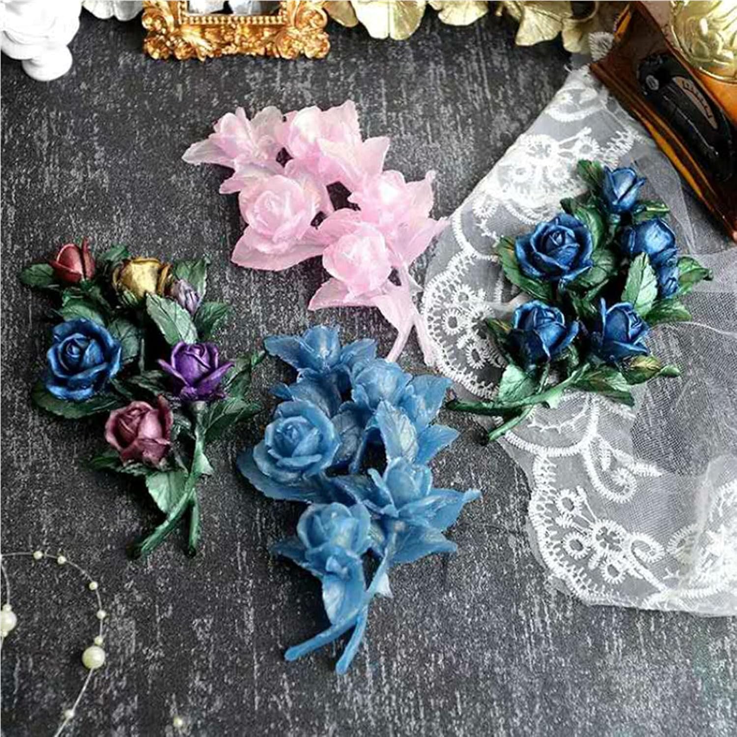 3D Flower Silicone Mold for Resin and Cake Decor