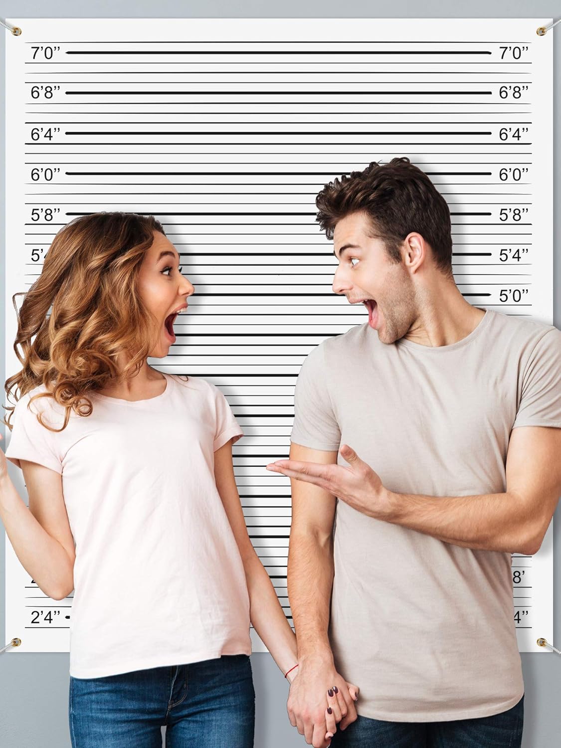 Blulu Mugshot Backdrop 49 x 43 ft Photo Booth Banner