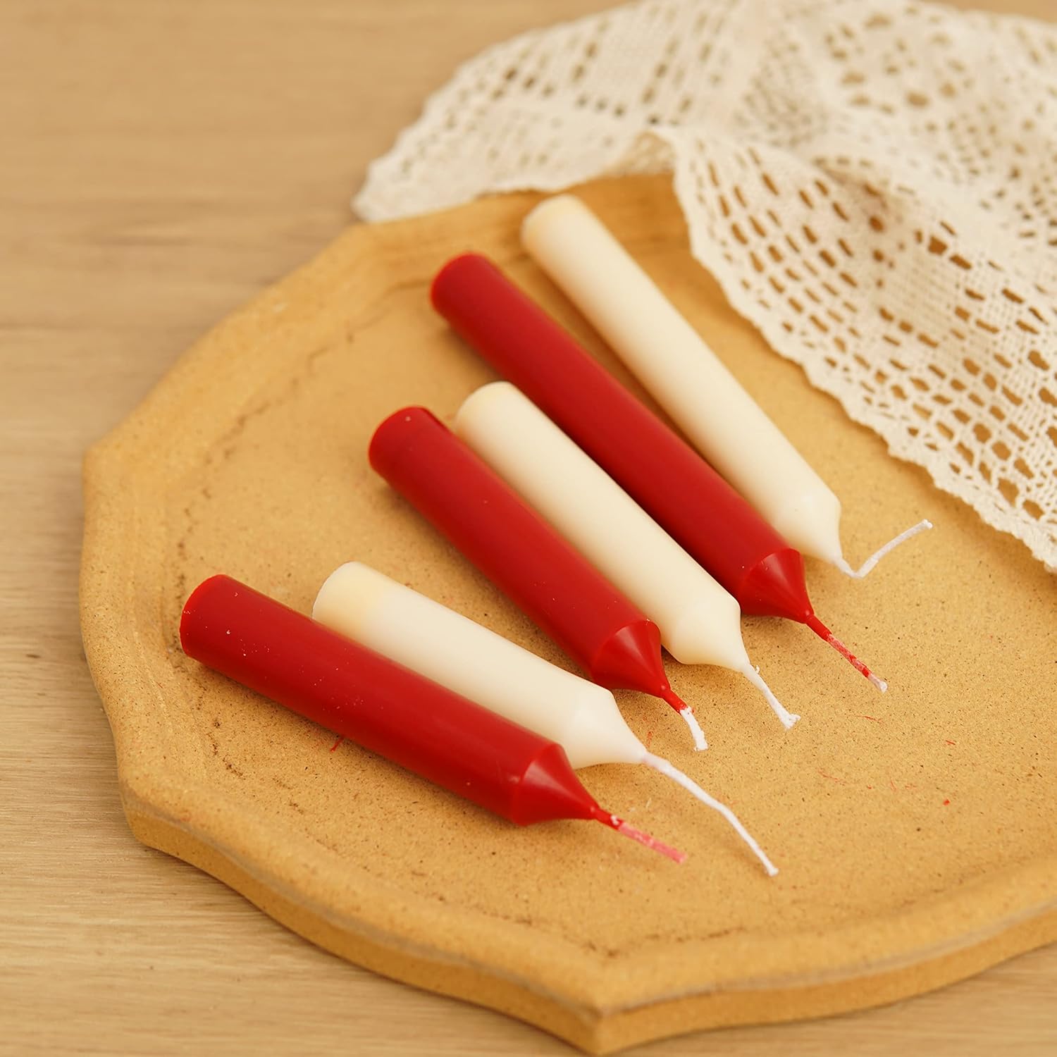 MILIVIXAY 2PCS Taper Candle Molds Set