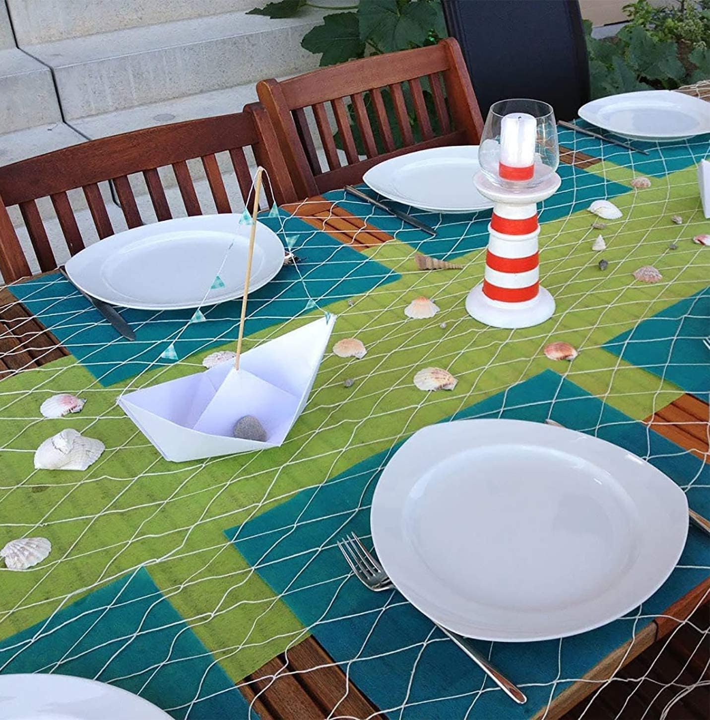 4Es Novelty Fish Net Decor 14x4 Feet Party Use