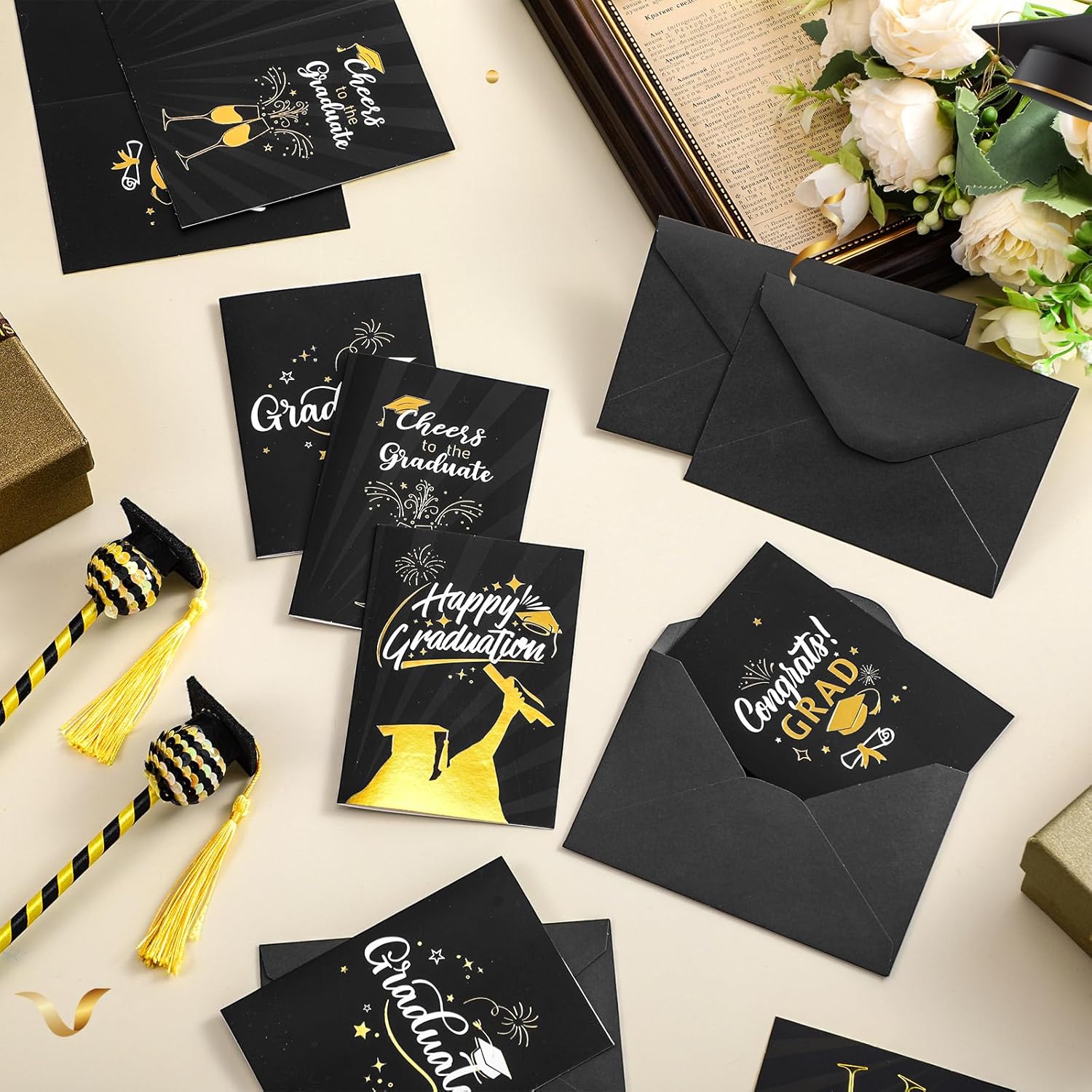 120 Pack Graduation Cards with Envelopes 2025