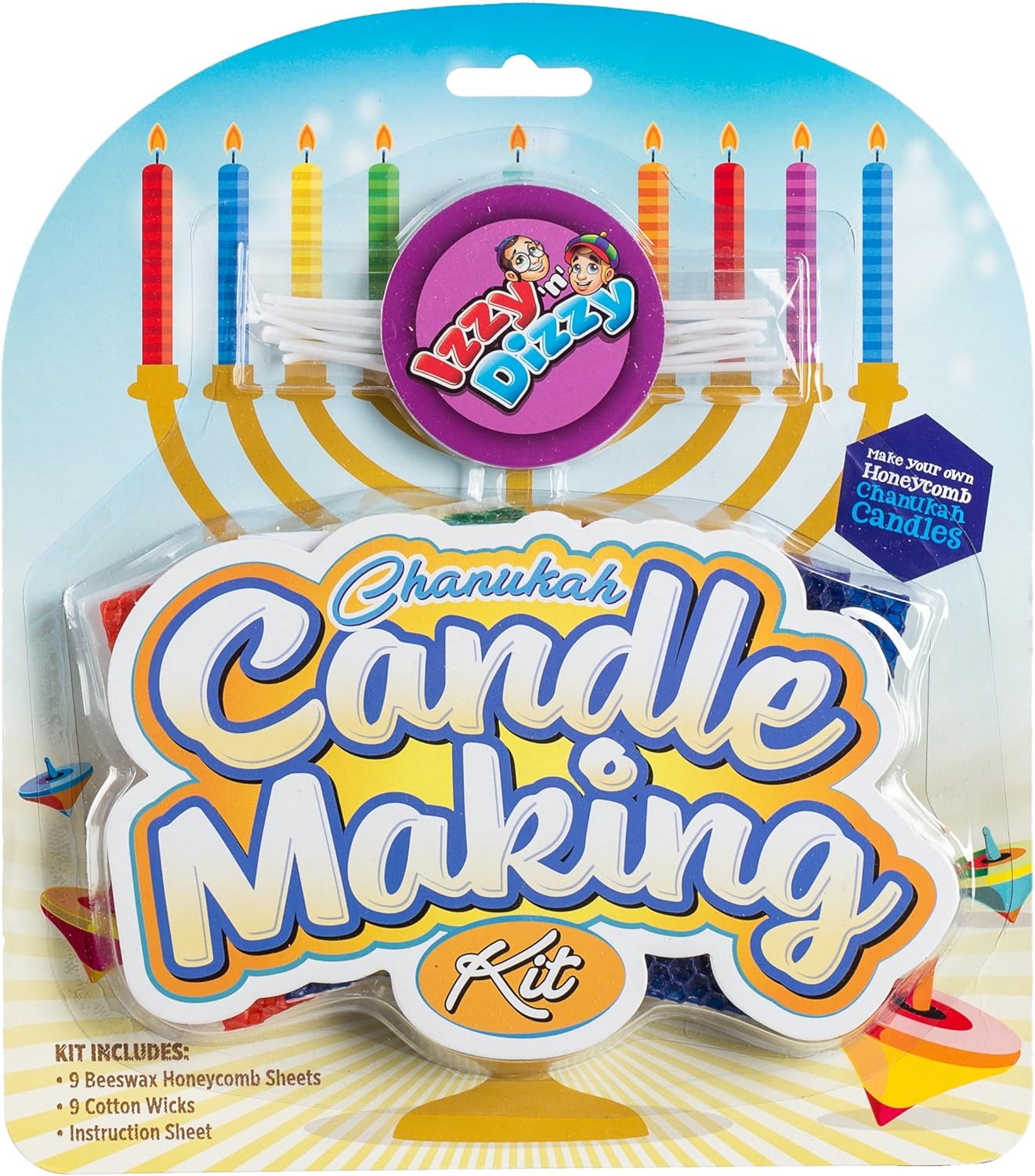 Izzy N Dizzy Hanukkah Candle Making Kit