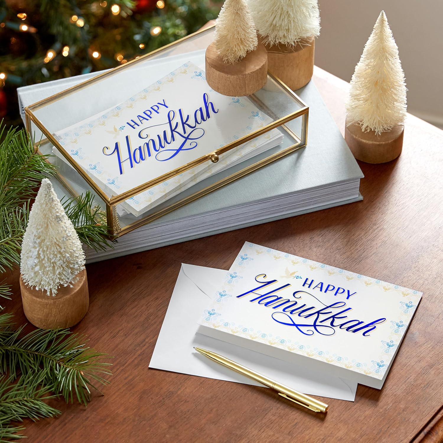 Hallmark Tree of Life Hanukkah Cards 40 Pack