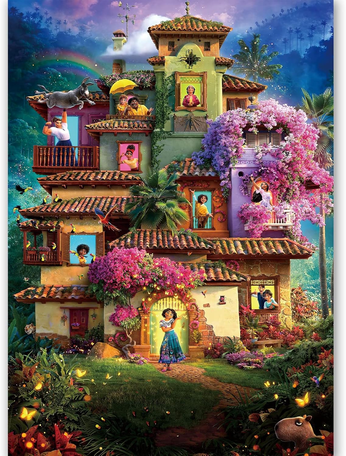 Magic House Backdrop 7x5FT for Birthday Parties