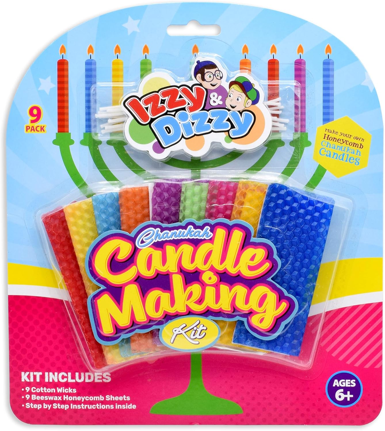 Izzy N Dizzy Hanukkah Candle Making Kit